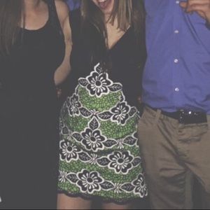 lilly pulitzer navy and green dress